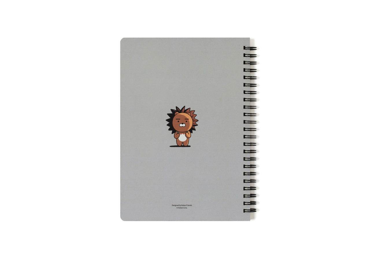 Ryan Notebook(Grey) Ryan Stationery - Authentic Kakao Friends from Korea | Koolseoul