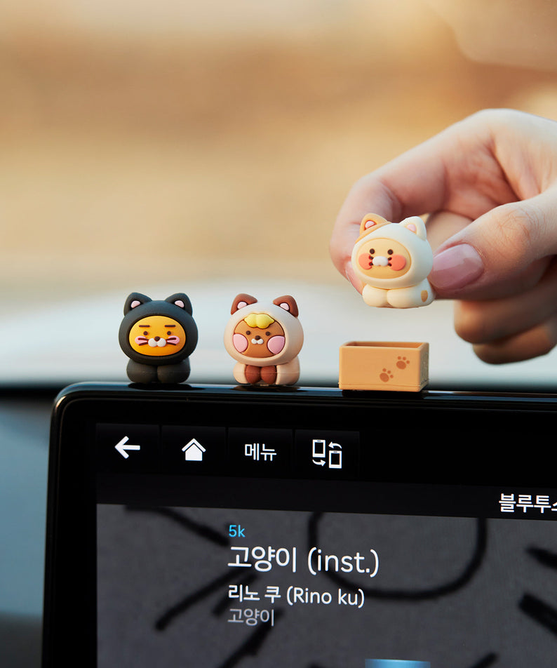 Car Mini Figurine Set - Official Kakao Friends merchandise | Koolseoul