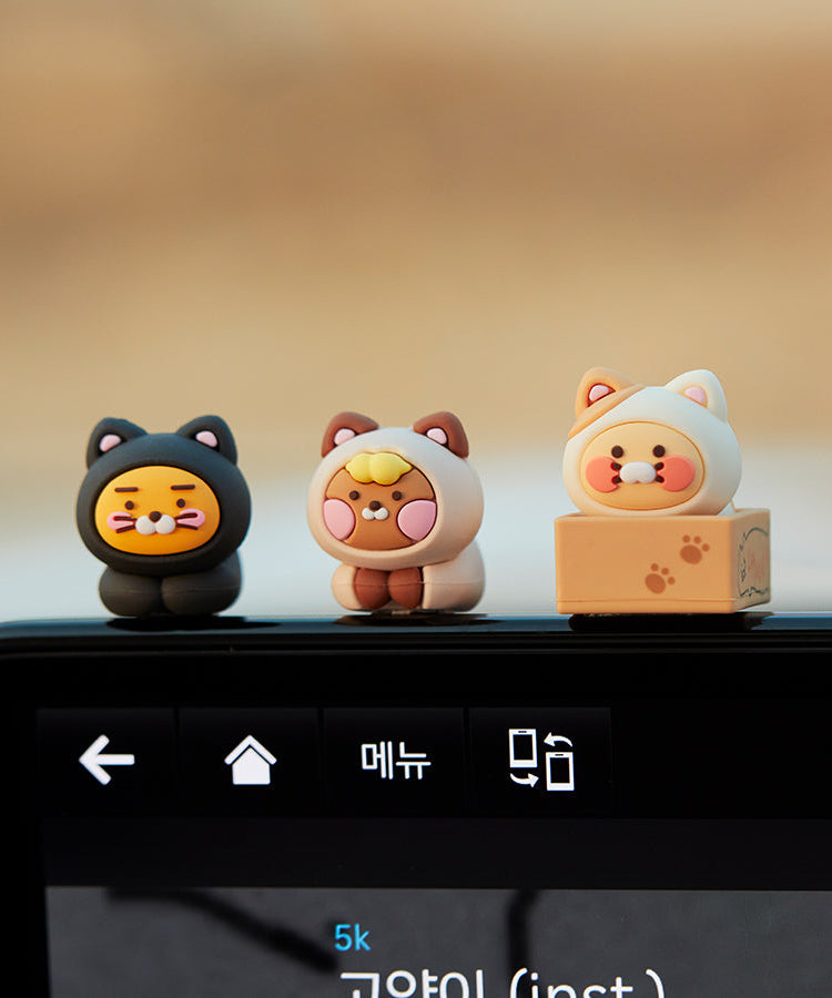 Car Mini Figurine Set - Official Kakao Friends merchandise | Koolseoul