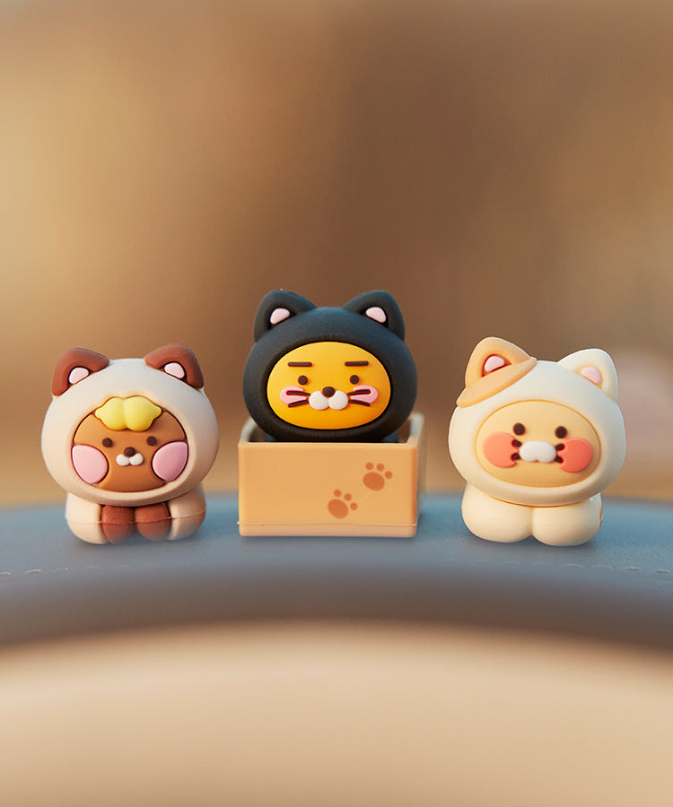 Car Mini Figurine Set - Authentic Kakao Friends from Korea | Koolseoul