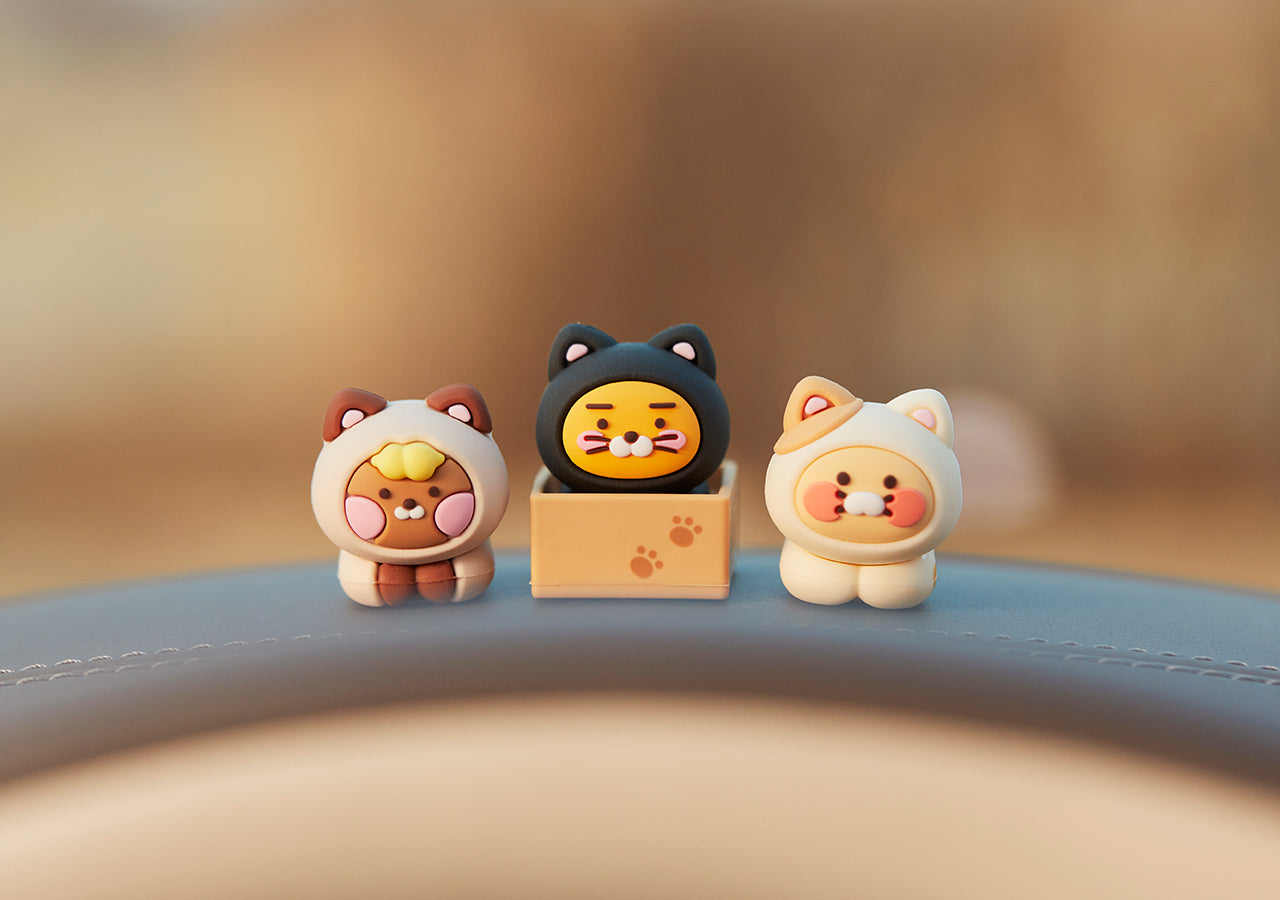 Car Mini Figurine Set - Authentic Kakao Friends from Korea | Koolseoul