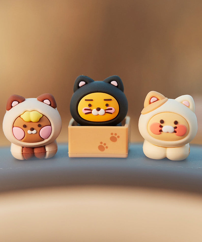 Car Mini Figurine Set - Official Kakao Friends merchandise | Koolseoul