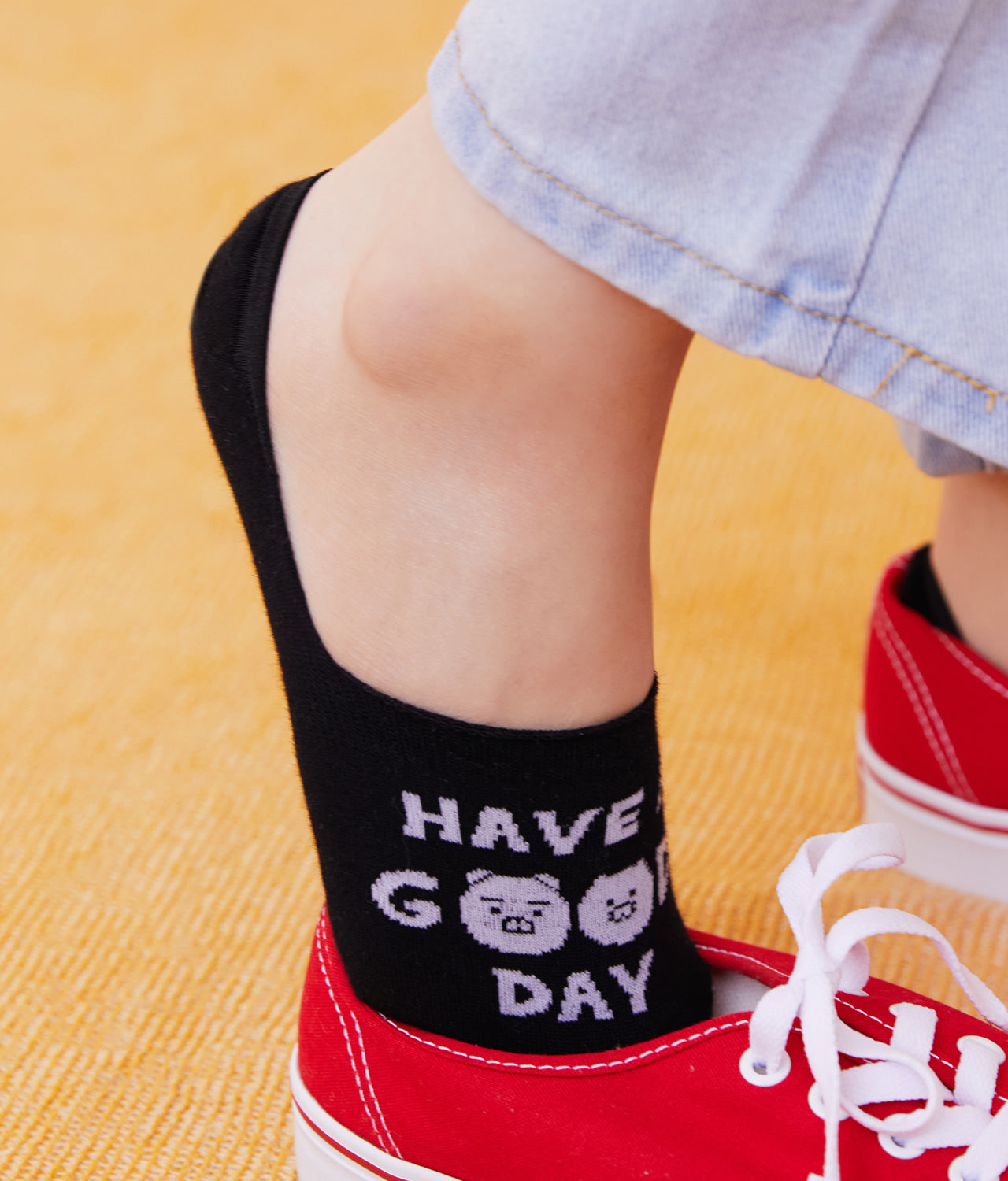 Black Ryan&Chunsik Socks - Authentic Kakao Friends from Korea | Koolseoul
