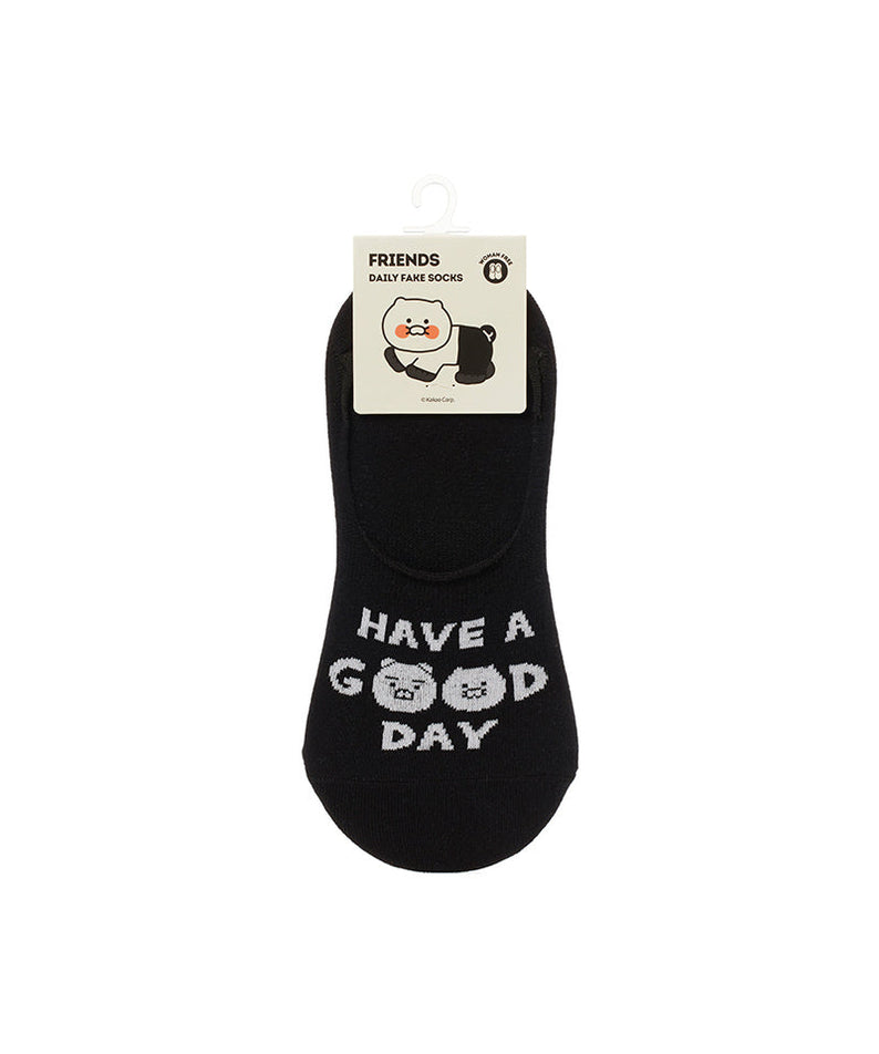 Black Ryan&Chunsik Socks - Korean kawaii Kakao Friends | Koolseoul
