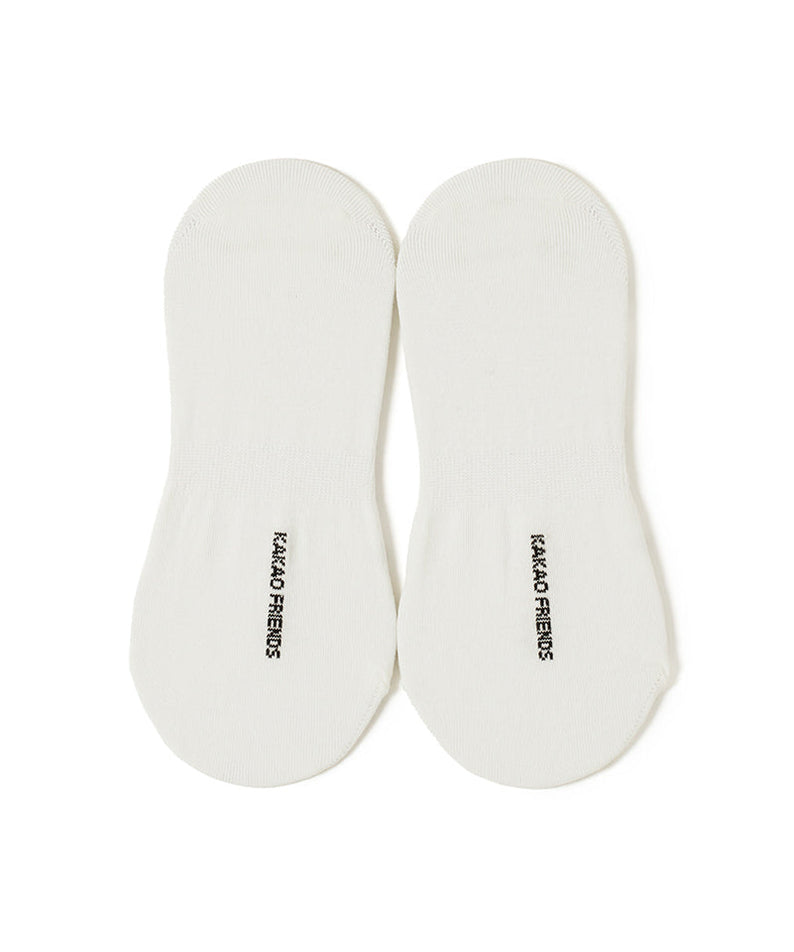 White Chunsik Socks - Official Kakao Friends merchandise | Koolseoul