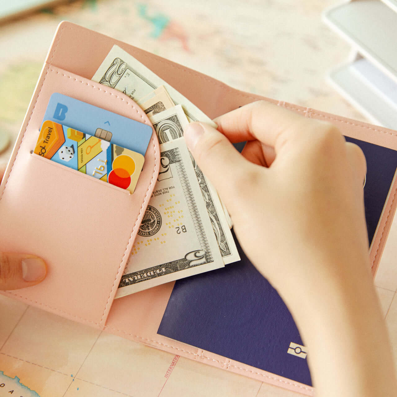 Kakao Friends Little Apeach Passport Case | Koolseoul – Kool Seoul