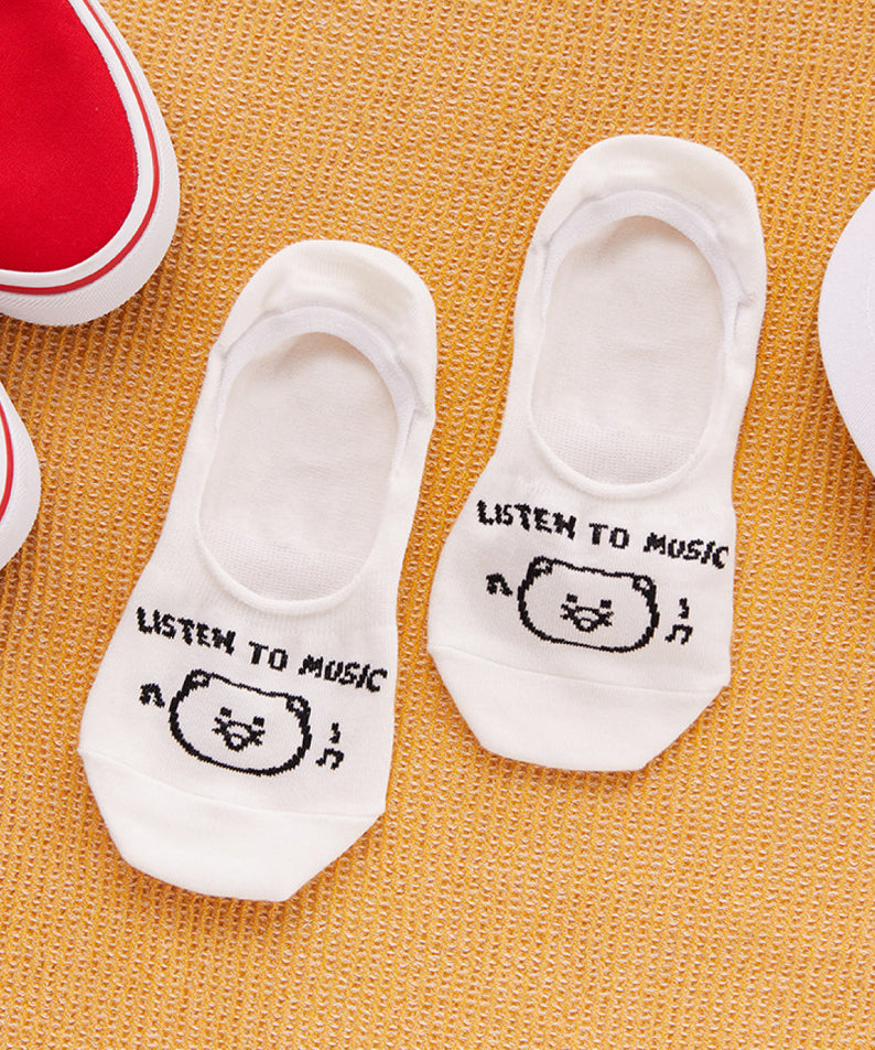 White Chunsik Socks - Korean kawaii Kakao Friends | Koolseoul