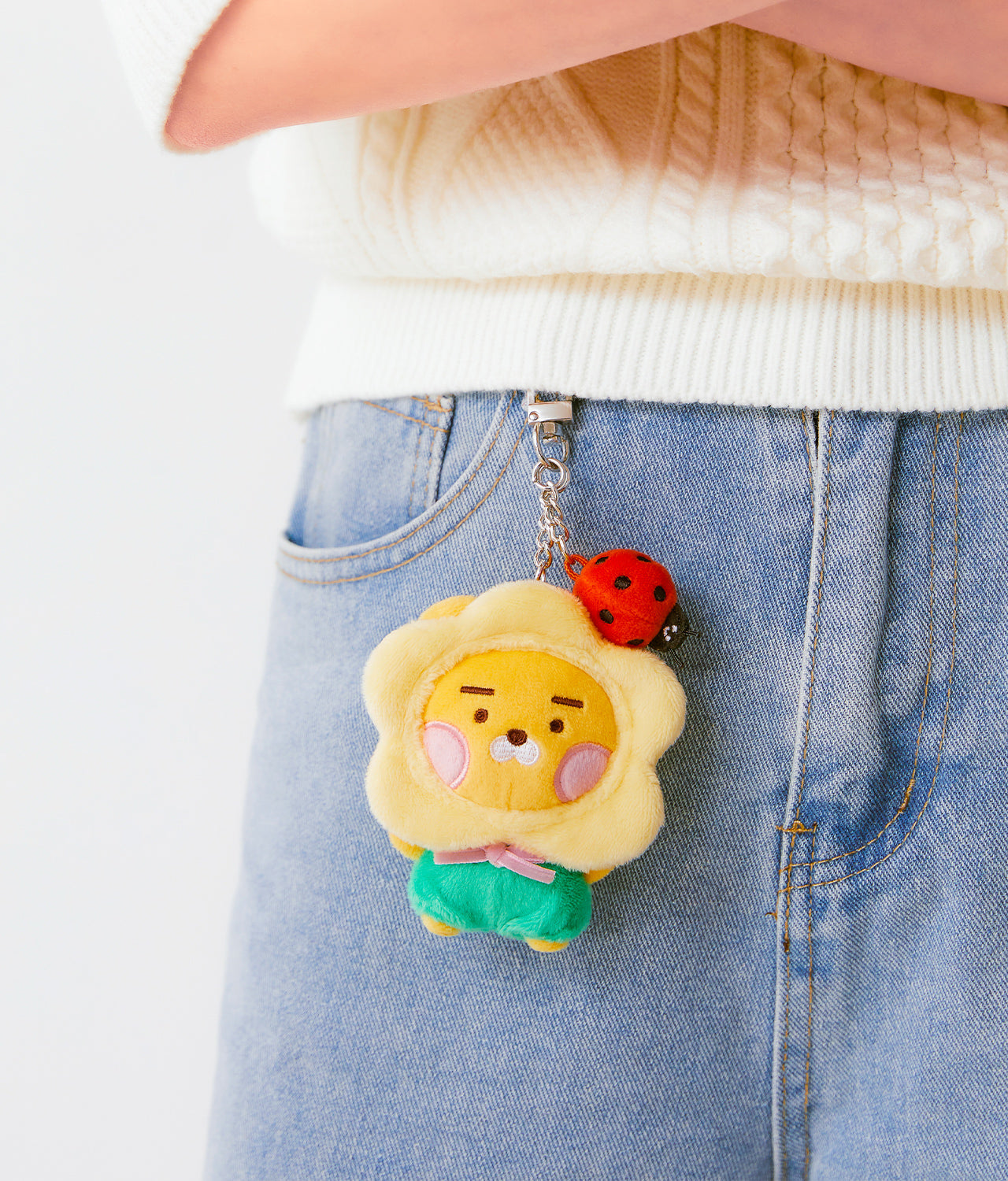 Keychain Plush Little Ryan - Official Kakao Friends merchandise | Koolseoul