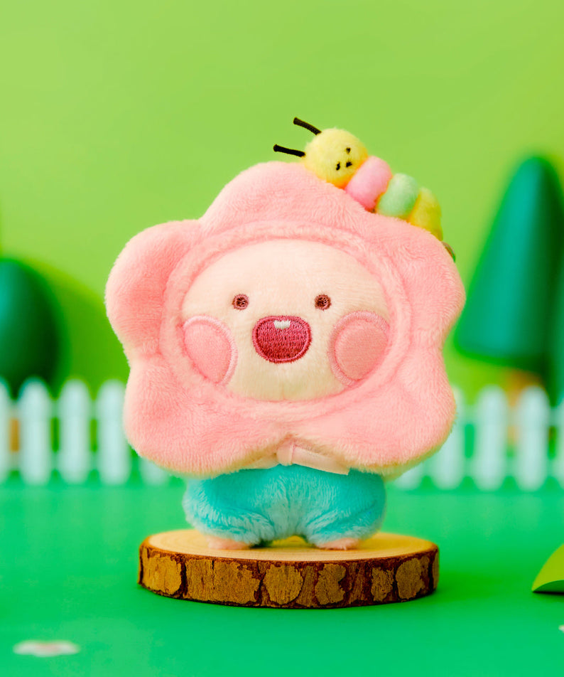 Keychain Plush Little Apeach - Authentic Kakao Friends from Korea | Koolseoul