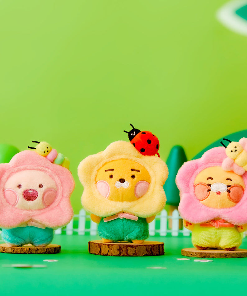 Keychain Plush Little Apeach - Authentic Kakao Friends from Korea | Koolseoul