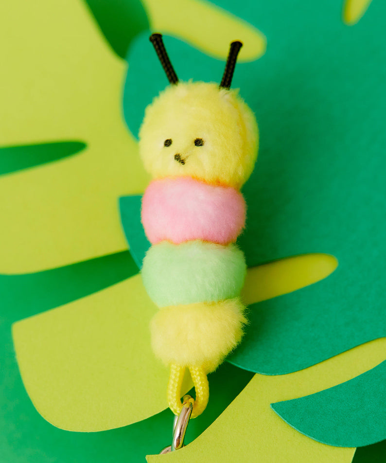 Keychain Plush Little Apeach - Official Kakao Friends merchandise | Koolseoul