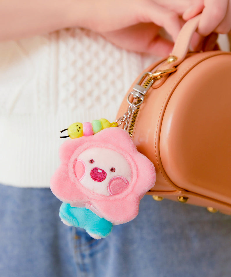 Keychain Plush Little Apeach - Official Kakao Friends merchandise | Koolseoul