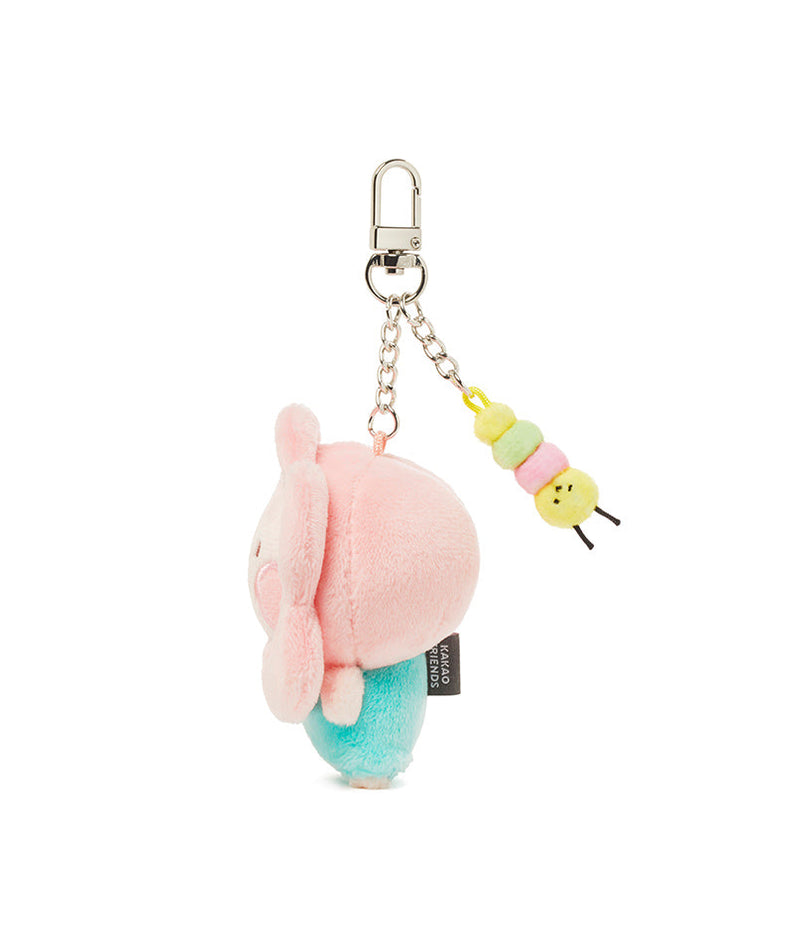 Keychain Plush Little Apeach - Authentic Kakao Friends from Korea | Koolseoul
