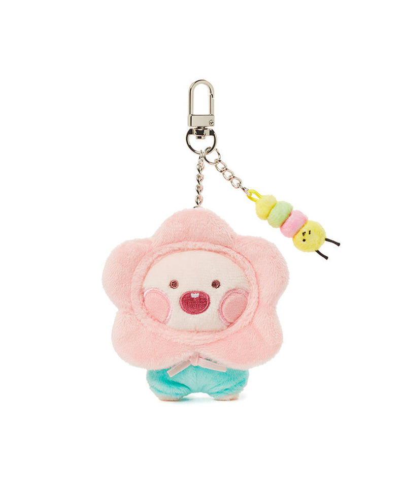 Keychain Plush Little Apeach - Official Kakao Friends merchandise | Koolseoul