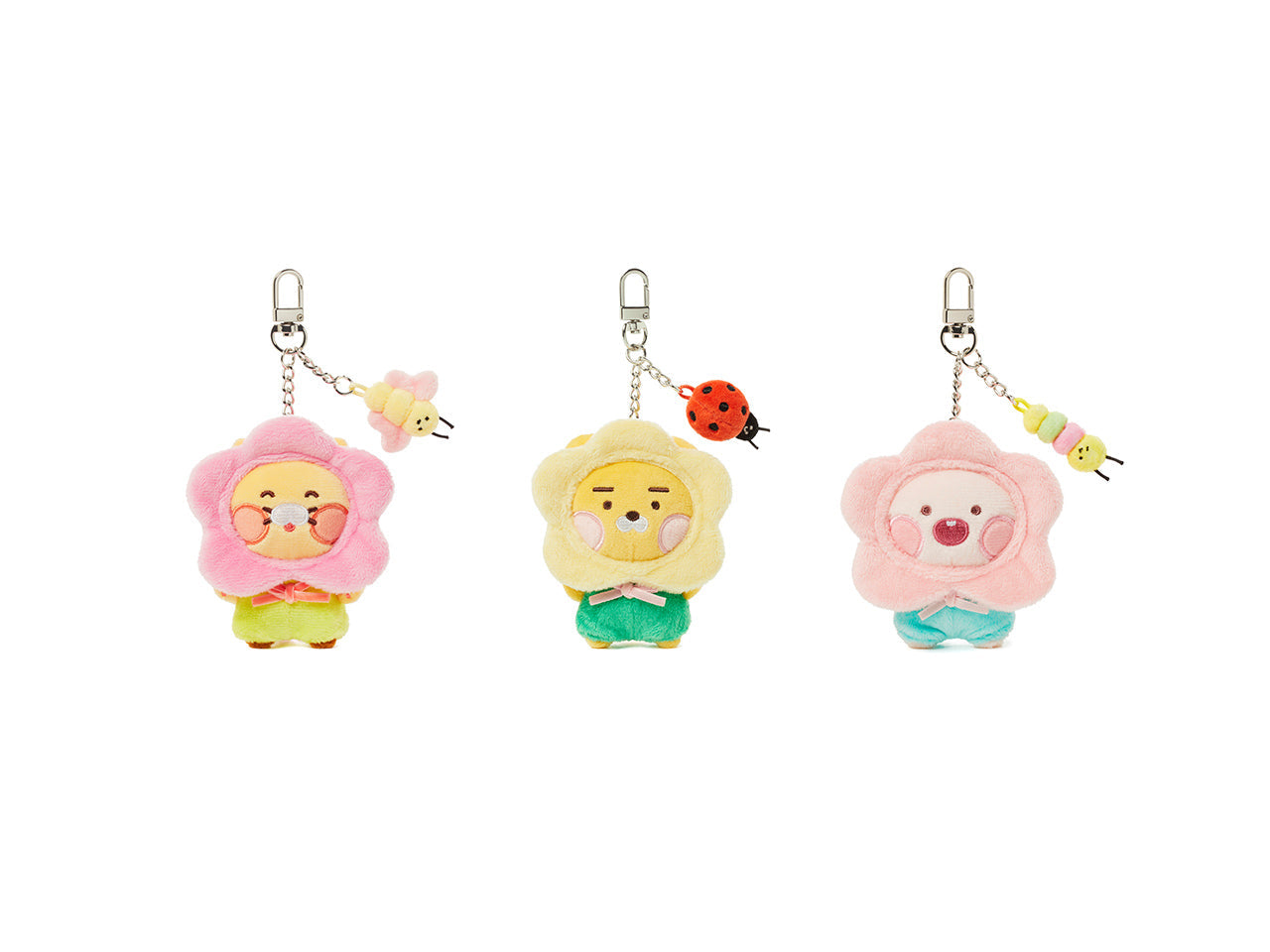 Keychain Plush Little Apeach - Korean kawaii Kakao Friends | Koolseoul