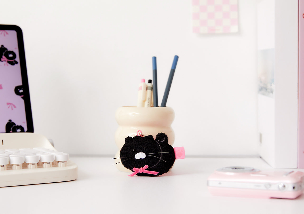 Black Chunsik Phone Accessory - Authentic Kakao Friends from Korea | Koolseoul