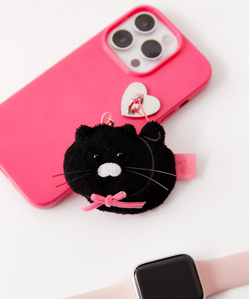 Black Chunsik Phone Accessory - Authentic Kakao Friends from Korea | Koolseoul