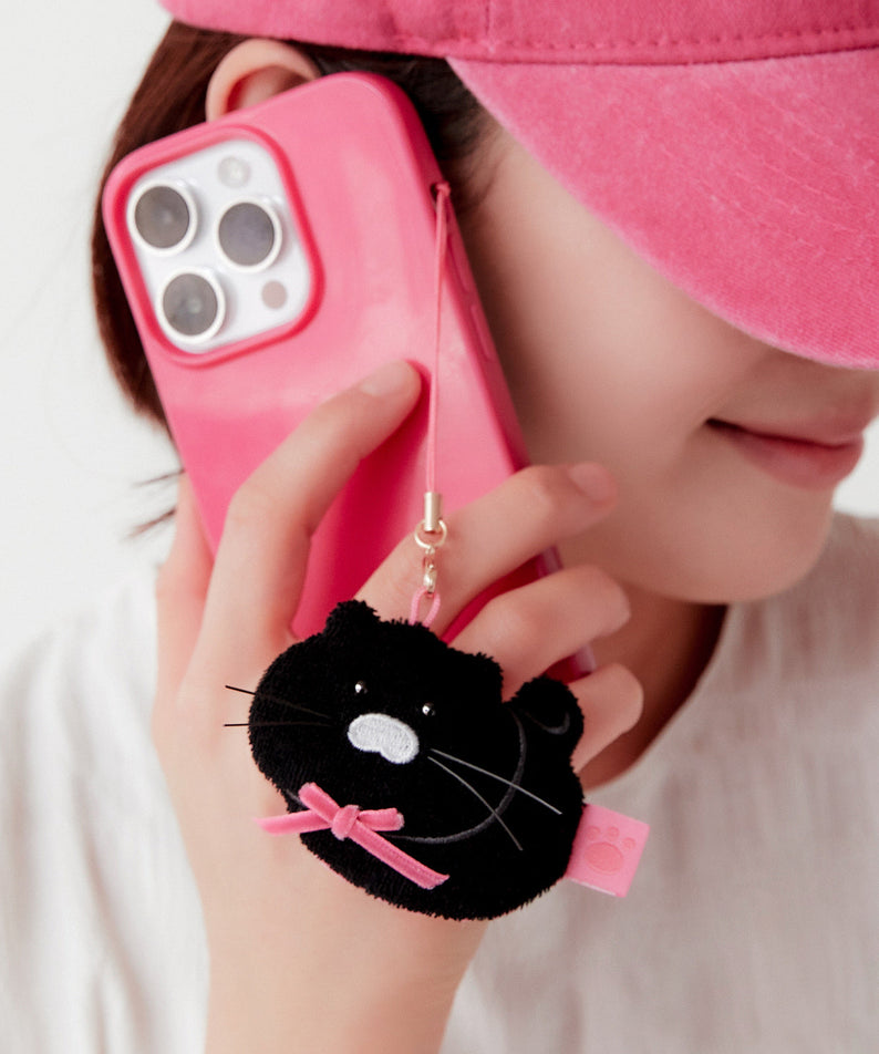 Black Chunsik Phone Accessory - Official Kakao Friends merchandise | Koolseoul