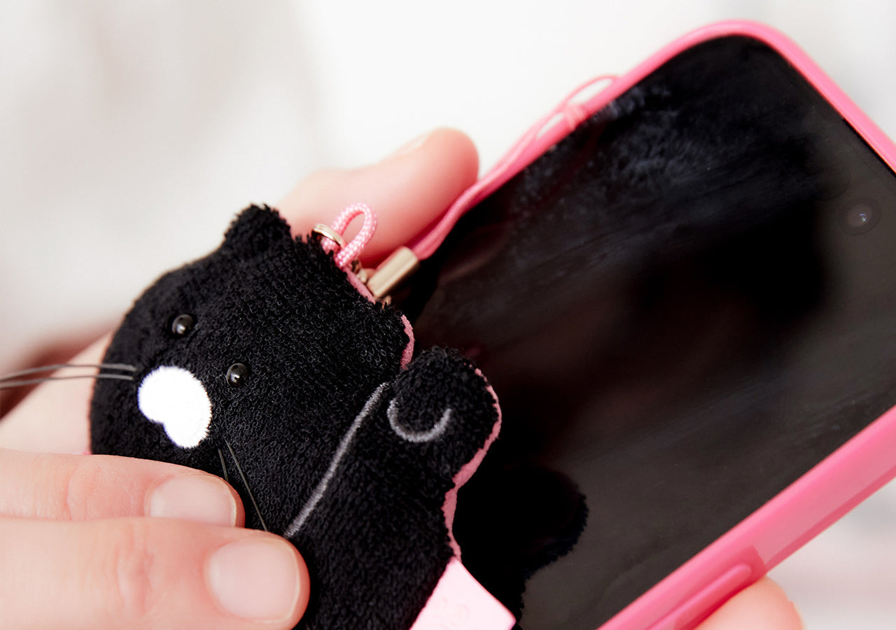 Black Chunsik Phone Accessory - Official Kakao Friends merchandise | Koolseoul