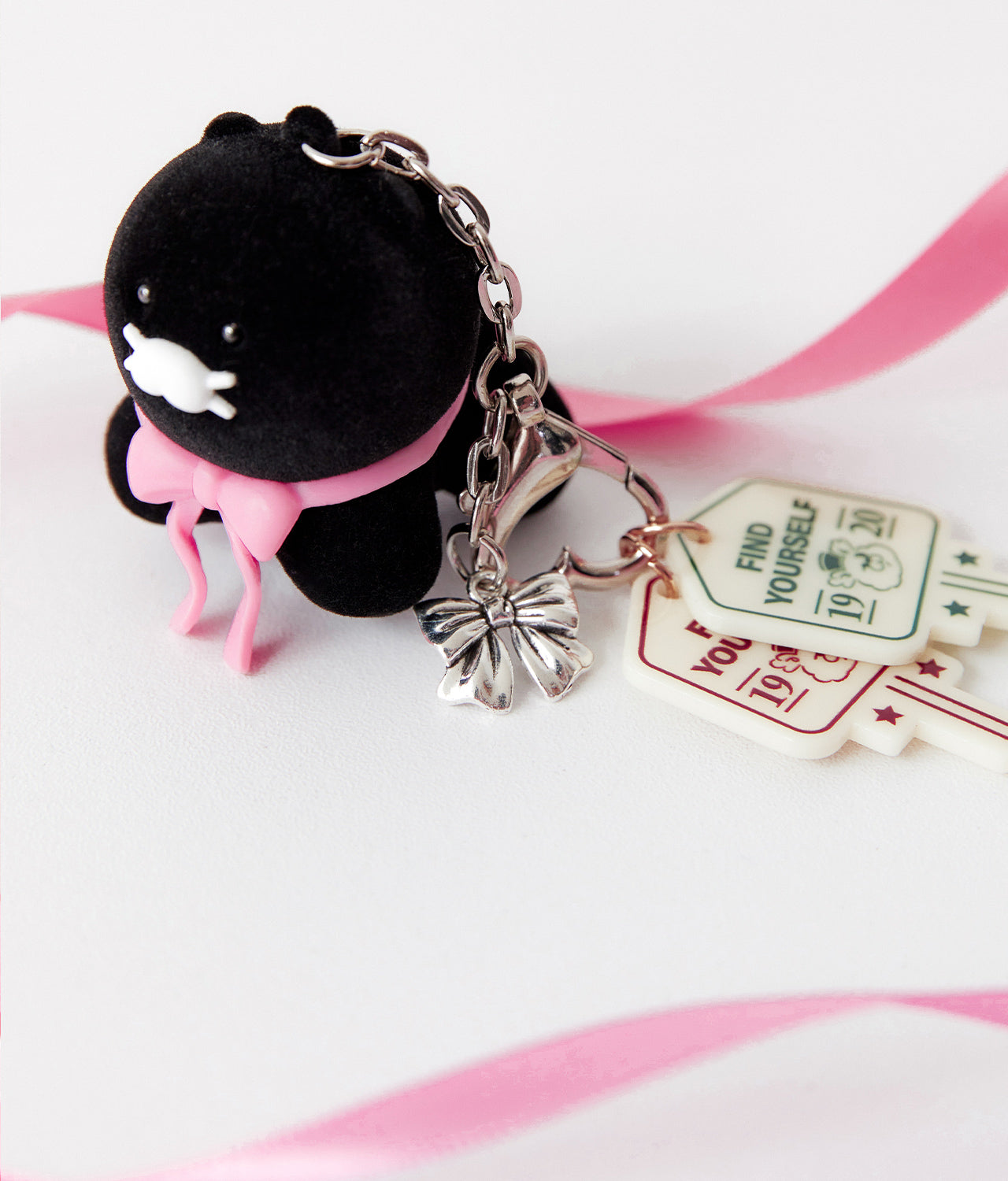 Black Figurine Keychain Chunsik - Korean kawaii Kakao Friends | Koolseoul