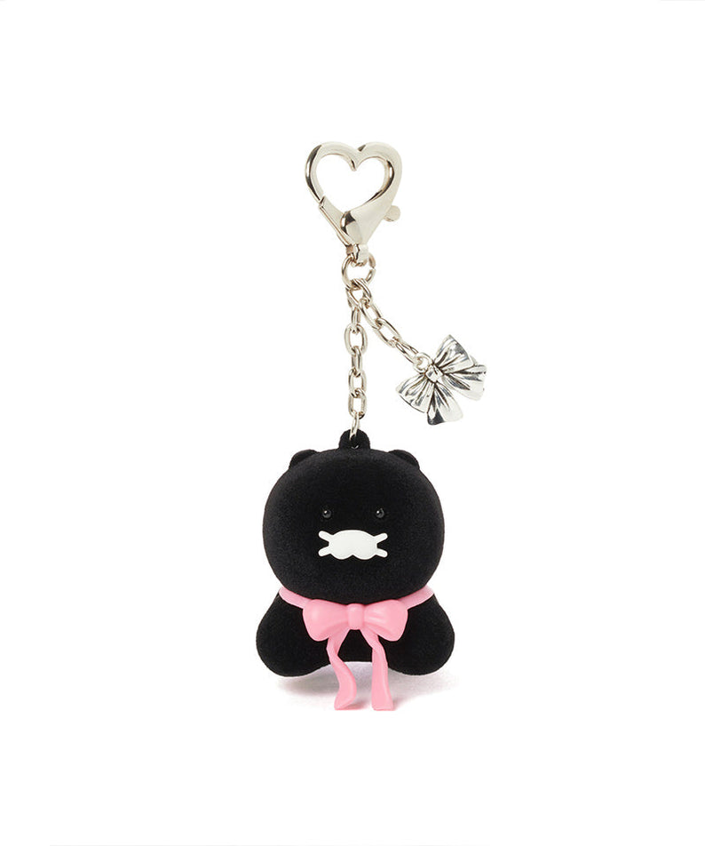 Black Figurine Keychain Chunsik - Authentic Kakao Friends from Korea | Koolseoul