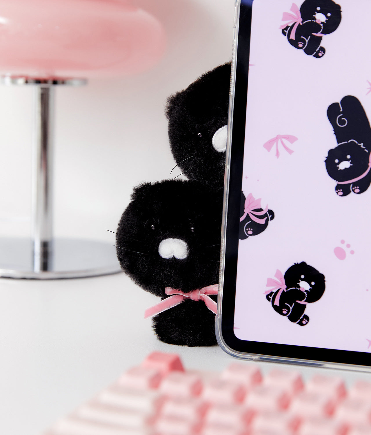 Black MiniPorte-cles Plush Chunsik - Official Kakao Friends merchandise | Koolseoul