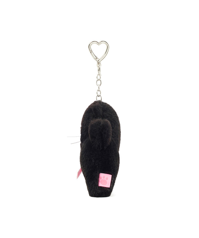 Black MiniPorte-cles Plush Chunsik - Authentic Kakao Friends from Korea | Koolseoul