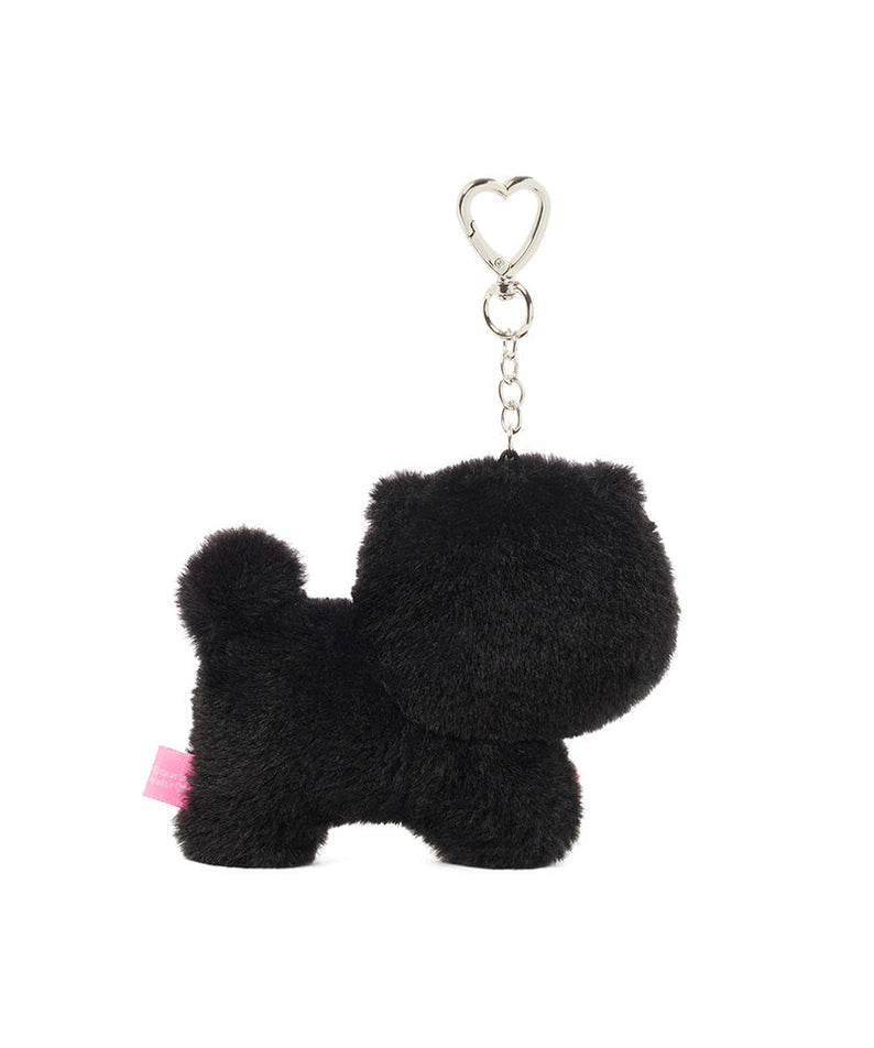 Black MiniPorte-cles Plush Chunsik - Korean kawaii Kakao Friends | Koolseoul