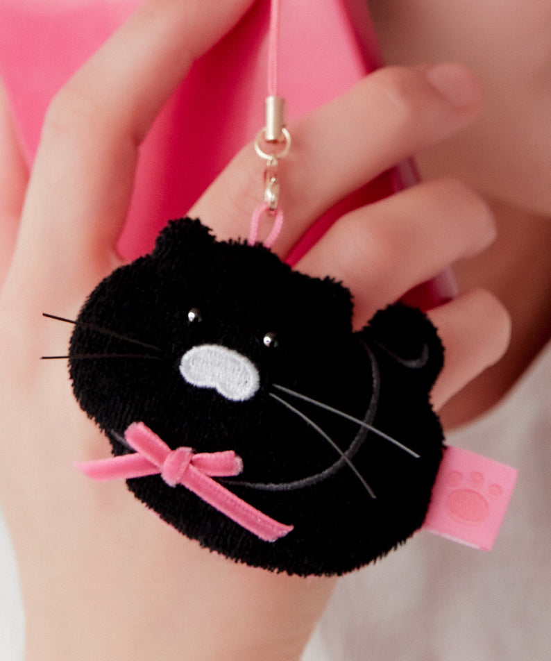 Black Chunsik Phone Accessory - Korean kawaii Kakao Friends | Koolseoul