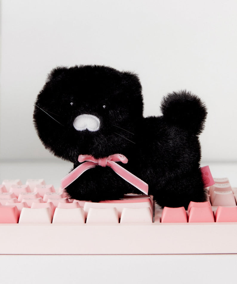 Black MiniPorte-cles Plush Chunsik - Korean kawaii Kakao Friends | Koolseoul