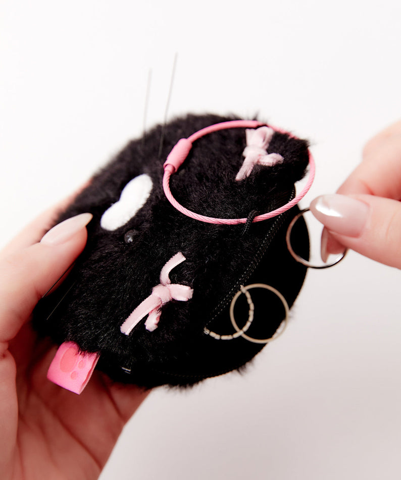 Black MiniPochette Chunsik Pouch - Korean kawaii Kakao Friends | Koolseoul