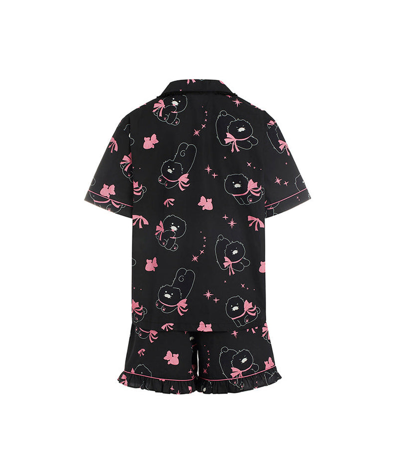 Black Lovely Women Pajamas Chunsik - Korean kawaii Kakao Friends | Koolseoul
