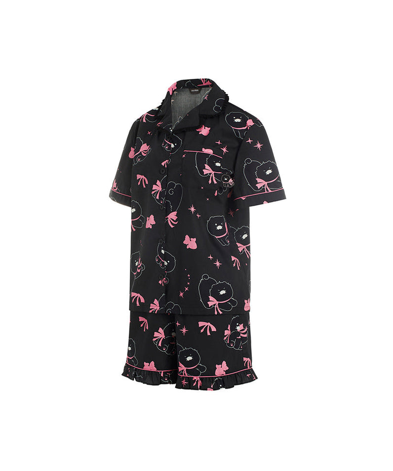 Black Lovely Women Pajamas Chunsik - Korean kawaii Kakao Friends | Koolseoul