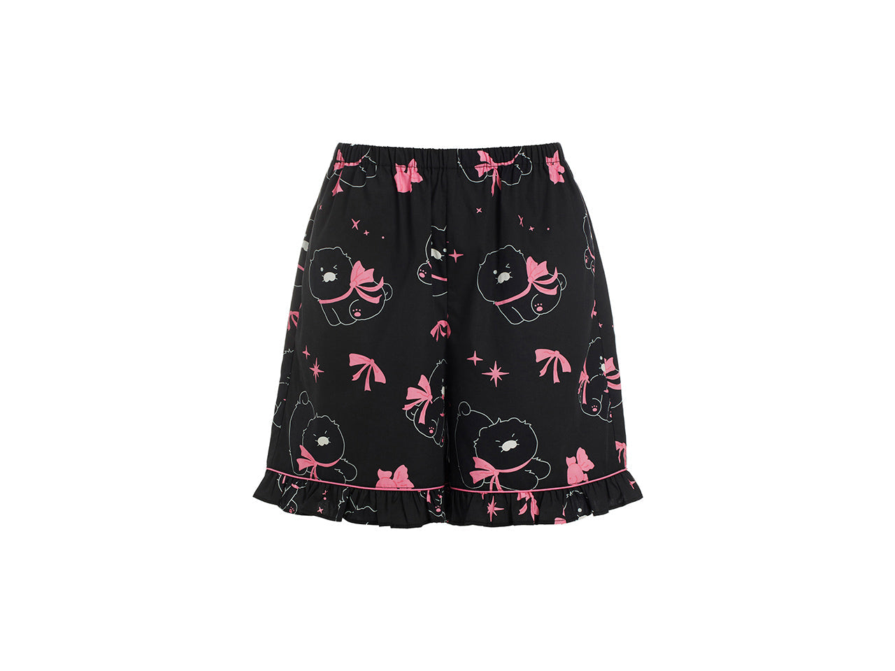 Black Lovely Women Pajamas Chunsik - Authentic Kakao Friends from Korea | Koolseoul