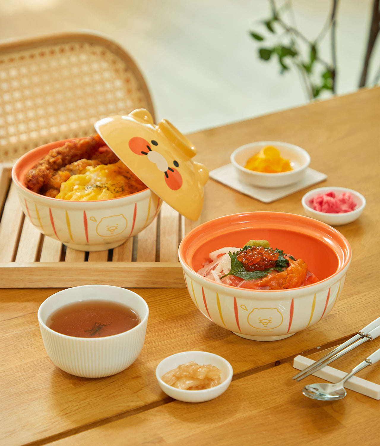 Chunsik Bowl Set - Official Kakao Friends merchandise | Koolseoul