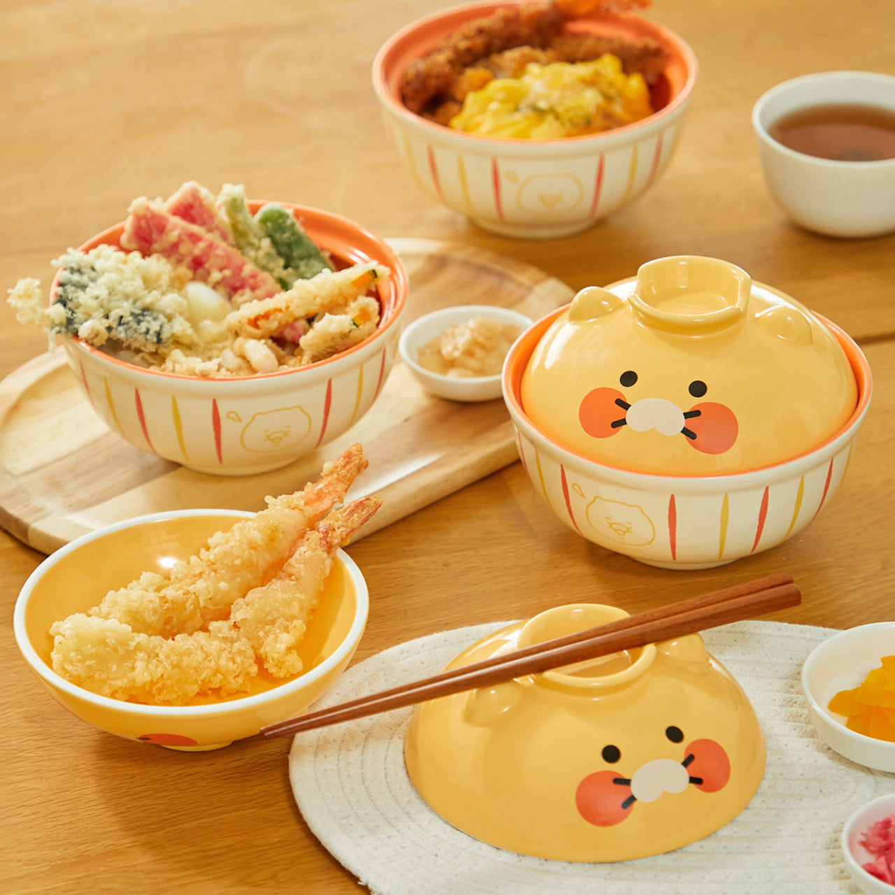 Chunsik Bowl Set - Authentic Kakao Friends from Korea | Koolseoul