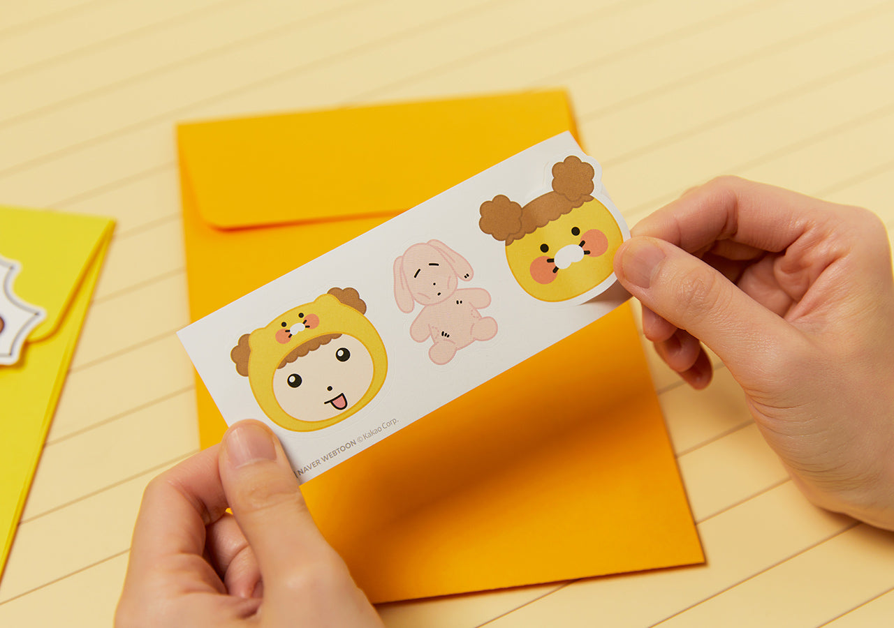 XFriends Set Chunsik Greeting Card - Official Kakao Friends merchandise | Koolseoul