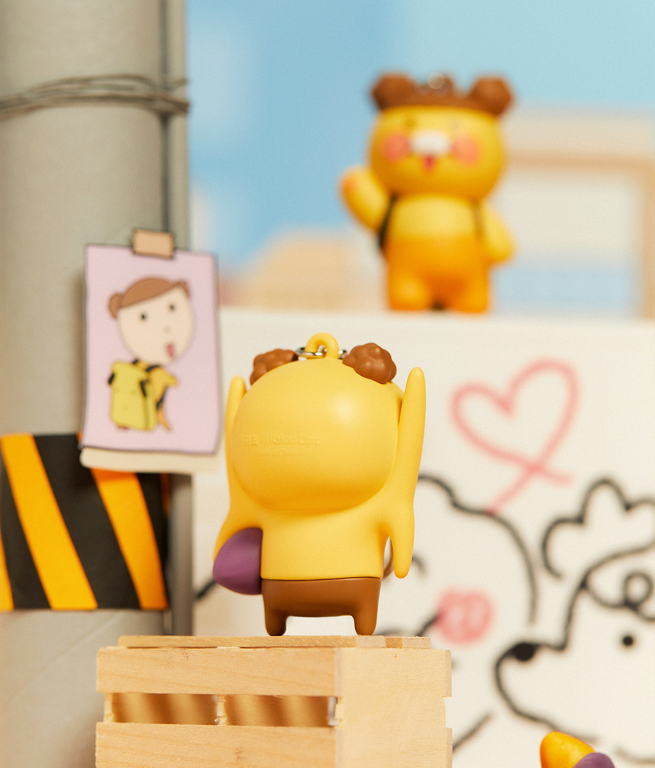 XFriends Figurine Keychain - Authentic Kakao Friends from Korea | Koolseoul