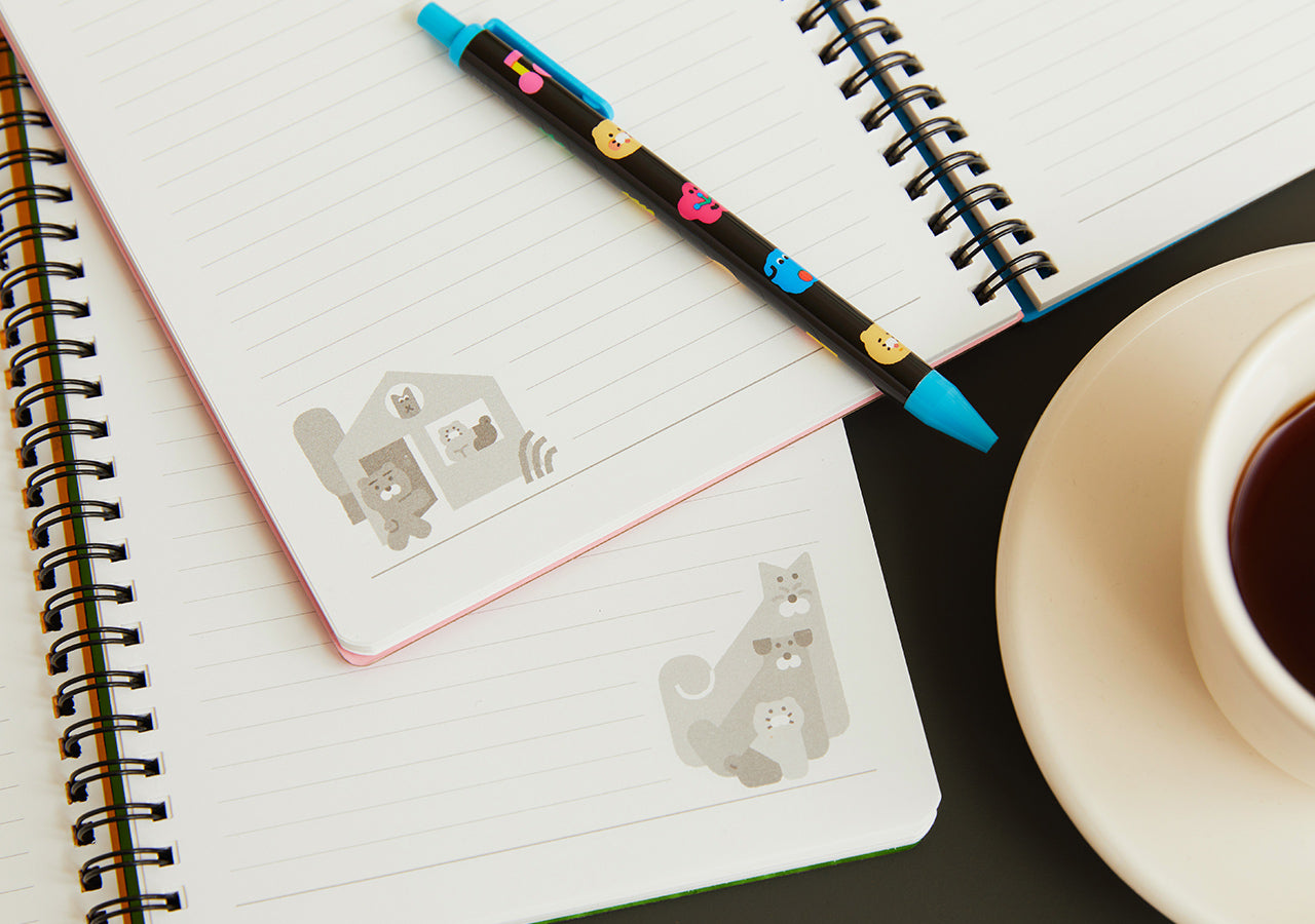 XFriends Notebook(Rose) Ryan&Chunsik Stationery - Korean kawaii Kakao Friends | Koolseoul