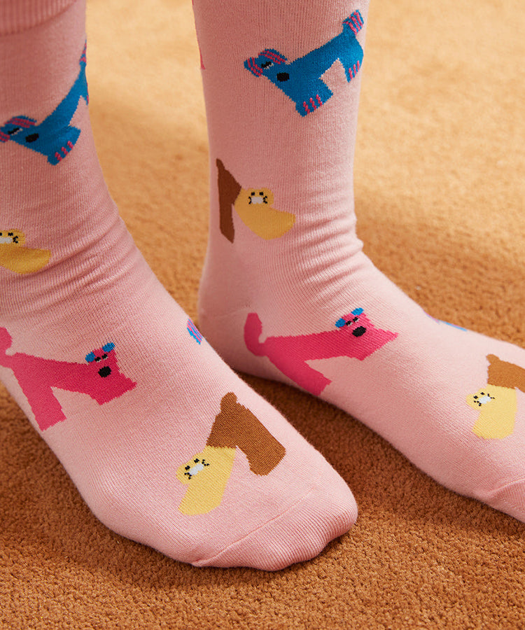 XFriends Socks(Rose) Chunsik - Authentic Kakao Friends from Korea | Koolseoul
