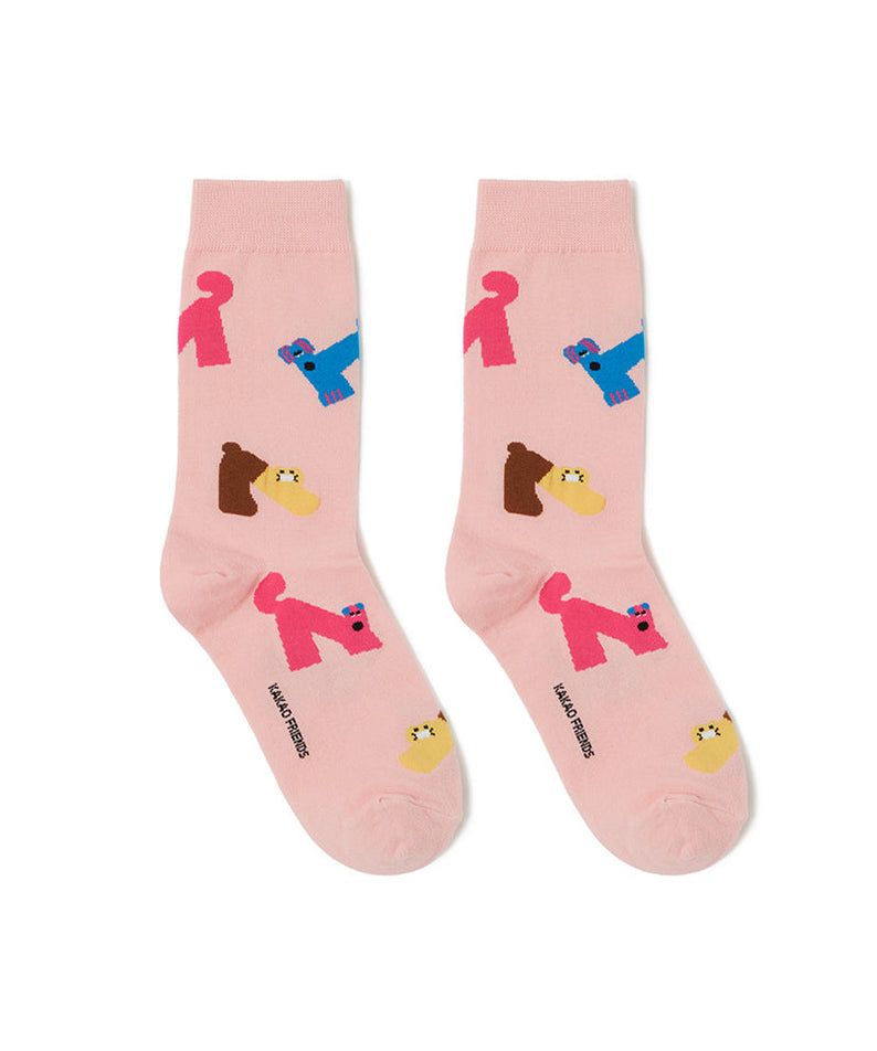 XFriends Socks(Rose) Chunsik - Official Kakao Friends merchandise | Koolseoul