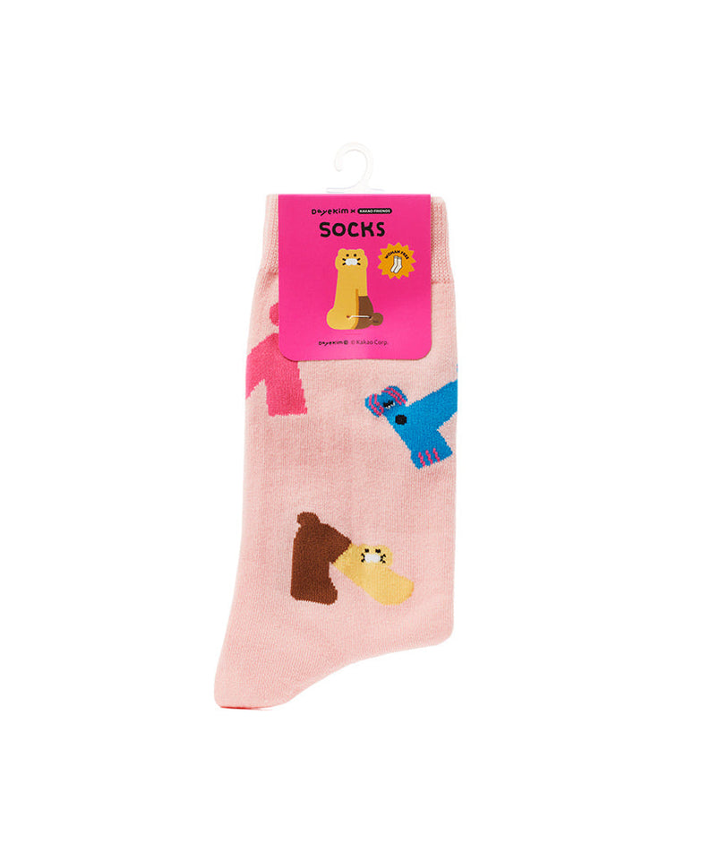 XFriends Socks(Rose) Chunsik - Korean kawaii Kakao Friends | Koolseoul