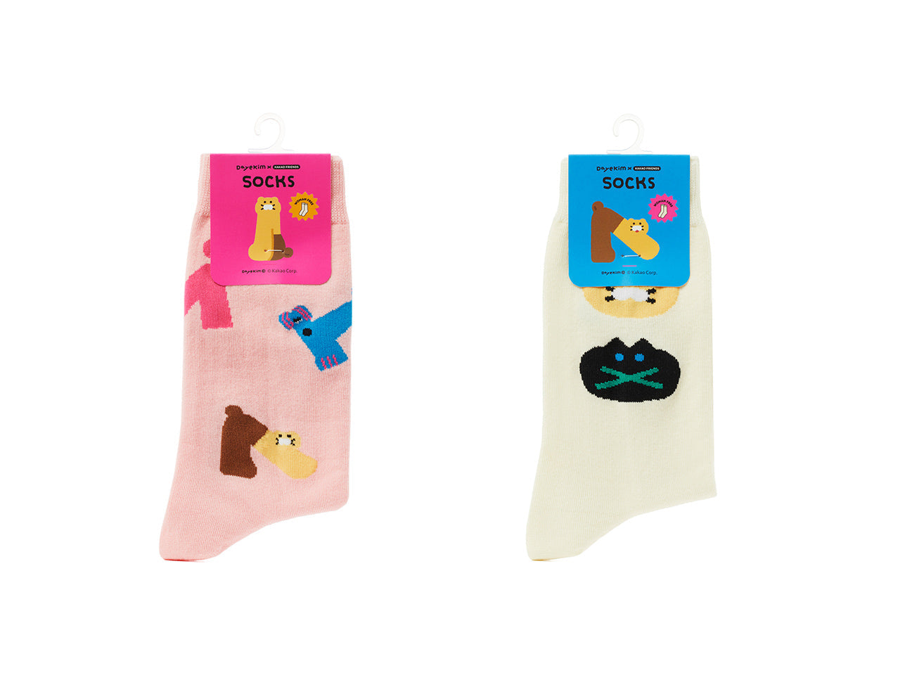 XFriends Socks(Rose) Chunsik - Authentic Kakao Friends from Korea | Koolseoul