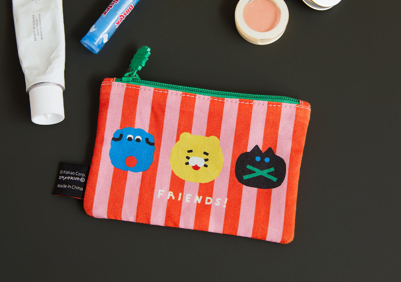 XFriends MiniPochette Chunsik Pouch - Authentic Kakao Friends from Korea | Koolseoul