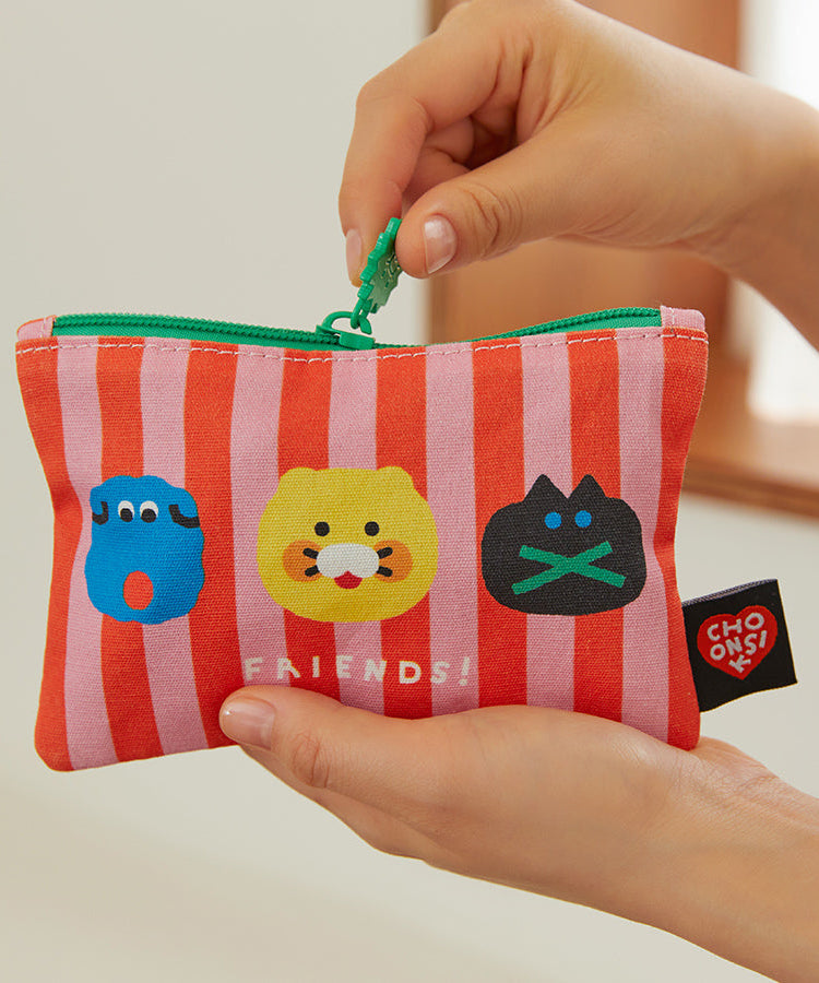 XFriends MiniPochette Chunsik Pouch - Authentic Kakao Friends from Korea | Koolseoul