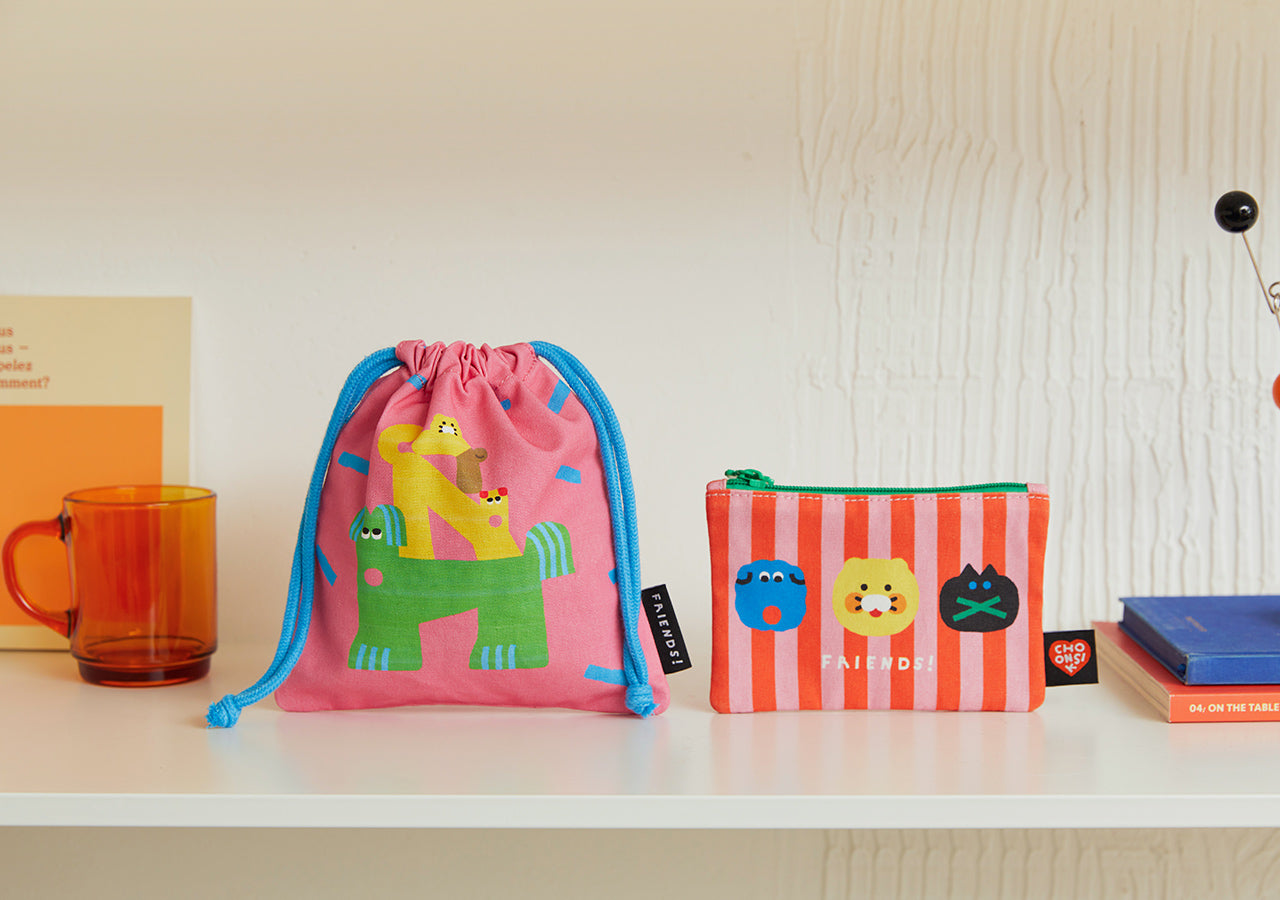 XFriends MiniPochette Chunsik Pouch - Korean kawaii Kakao Friends | Koolseoul