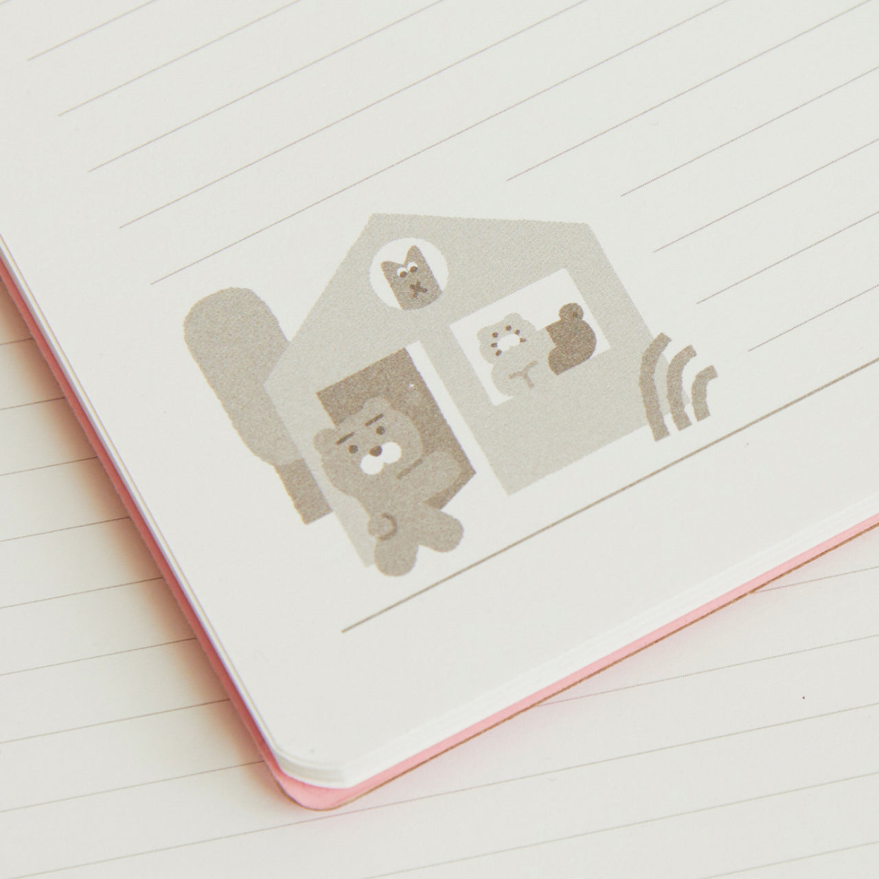 XFriends Notebook(Rose) Ryan&Chunsik Stationery - Authentic Kakao Friends from Korea | Koolseoul