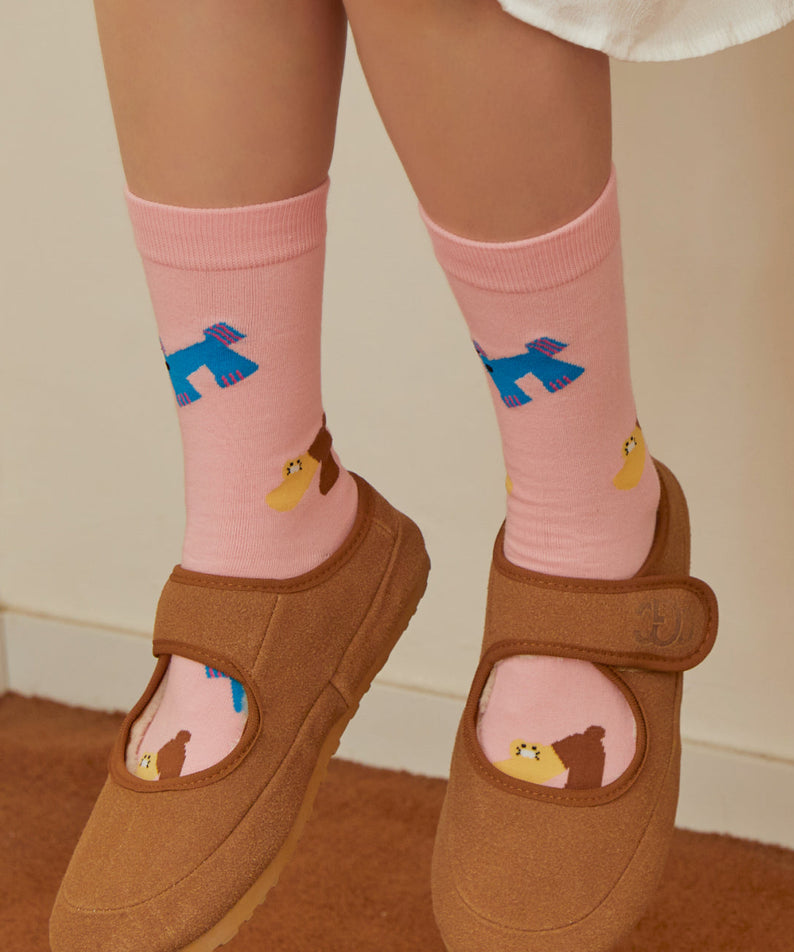 XFriends Socks(Rose) Chunsik - Official Kakao Friends merchandise | Koolseoul