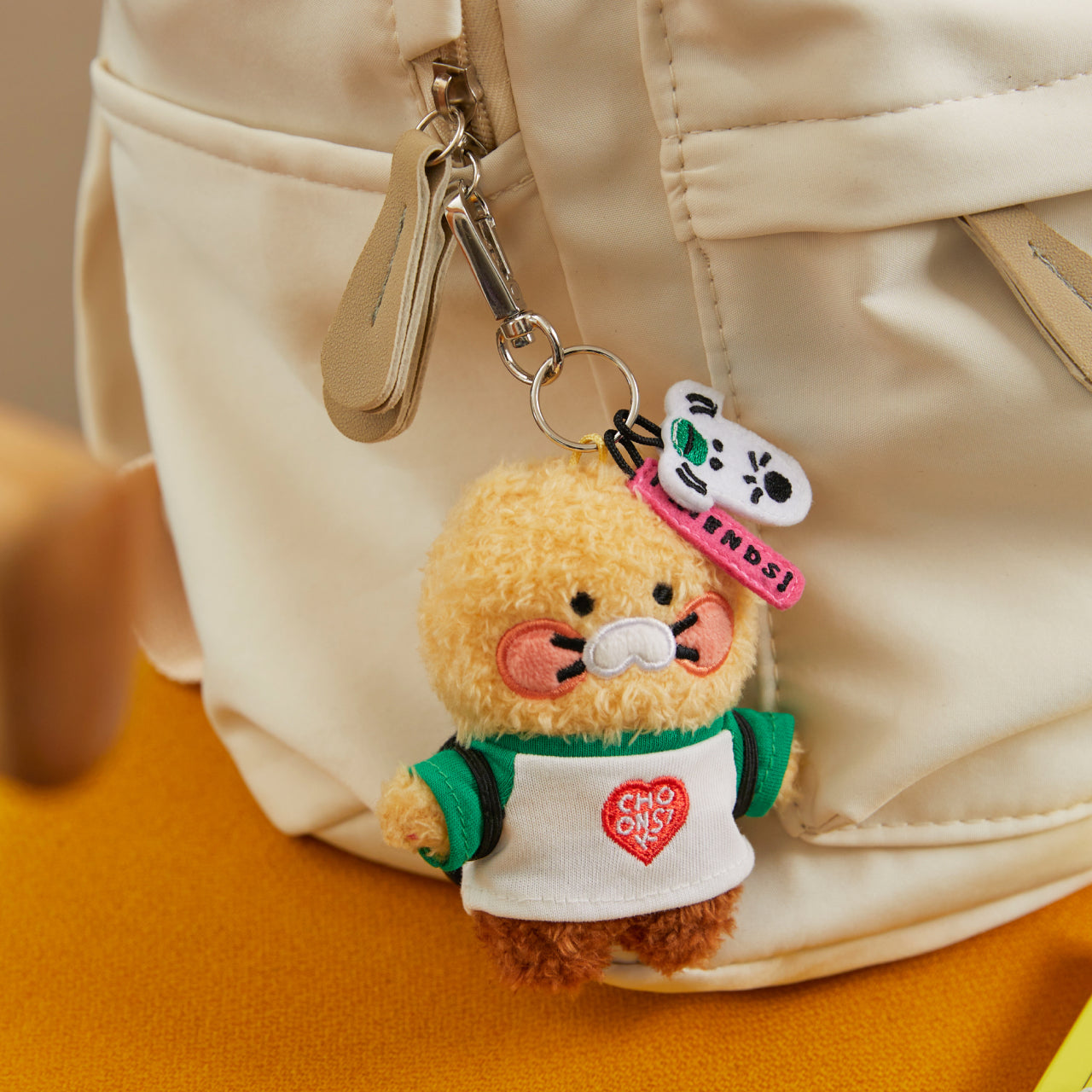 XFriends Keychain Plush Chunsik - Korean kawaii Kakao Friends | Koolseoul