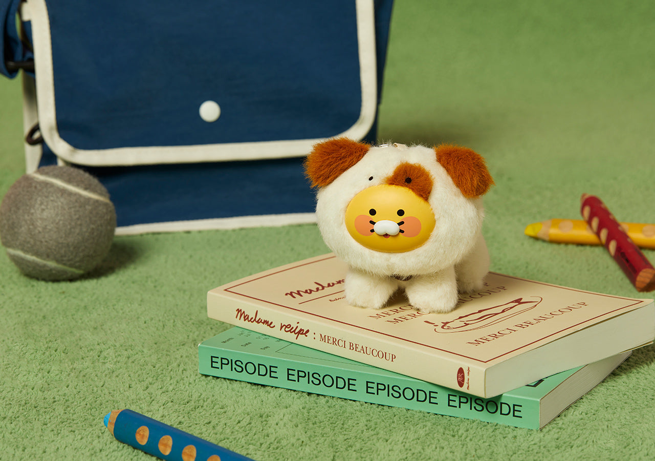 FRIENDZOO PelucheFigurine Keychain Chunsik Mini Plush - Korean kawaii Kakao Friends | Koolseoul